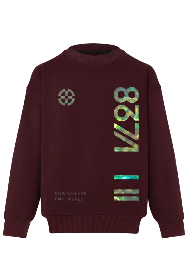 Свитшот BASE DARK RED IRIDIUM