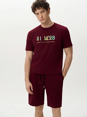 Футболка BASE DARK RED IRIDIUM