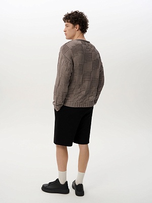 Свитер PIXELED GREY