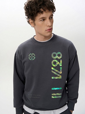 Свитшот BASE ASPHALT IRIDIUM 