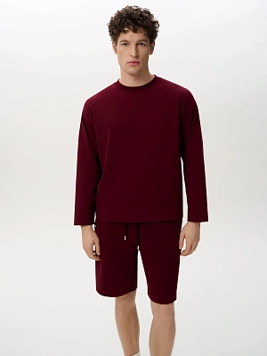 Лонгслив BASE DARK RED
