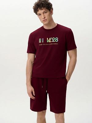 Футболка BASE DARK RED IRIDIUM