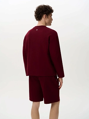 Лонгслив BASE DARK RED