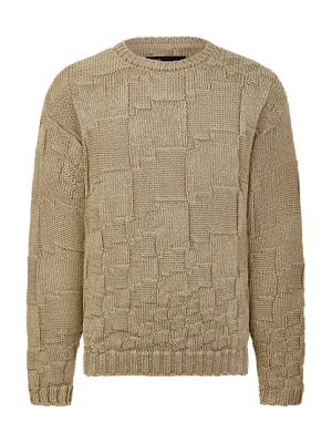 Свитер PIXELED BEIGE