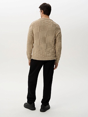 Свитер PIXELED BEIGE