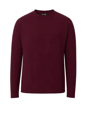 Лонгслив BASE DARK RED