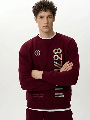 Свитшот BASE DARK RED IRIDIUM