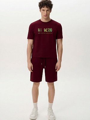 Футболка BASE DARK RED IRIDIUM