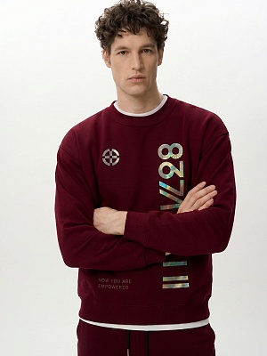 Свитшот BASE DARK RED IRIDIUM