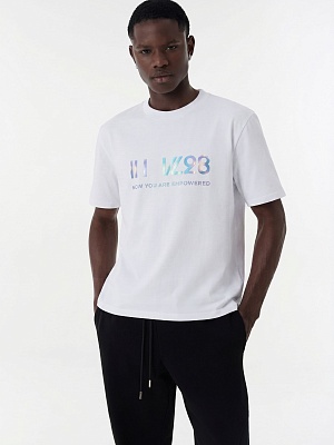 Футболка DENSE 100 WHITE IRIDIUM