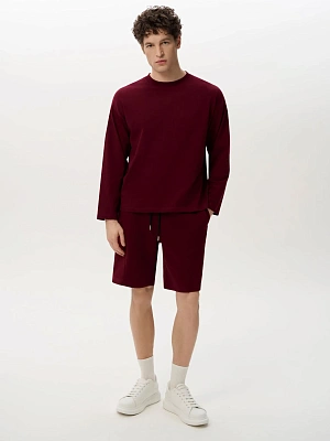 Лонгслив BASE DARK RED