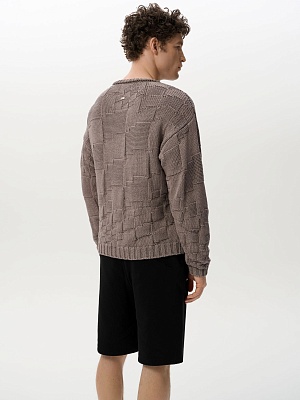 Свитер PIXELED GREY