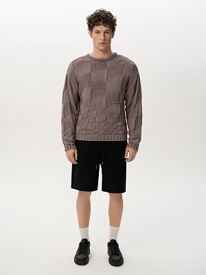 Свитер PIXELED GREY