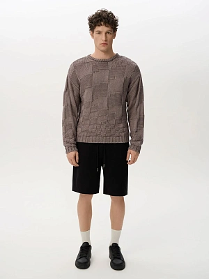 Свитер PIXELED GREY