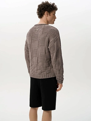 Свитер PIXELED GREY