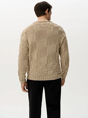 Свитер PIXELED BEIGE