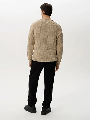 Свитер PIXELED BEIGE