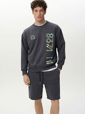 Свитшот BASE ASPHALT IRIDIUM 