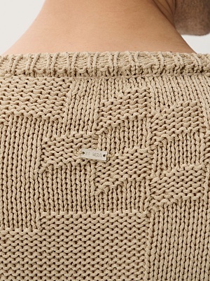 Свитер PIXELED BEIGE