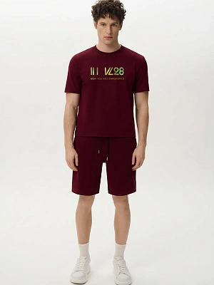 Футболка BASE DARK RED IRIDIUM