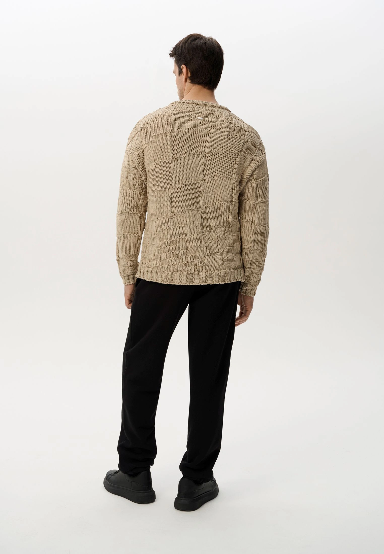 Свитер PIXELED BEIGE